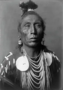 Medicine Crow [A], c1908. Creator: Edward Sheriff Curtis