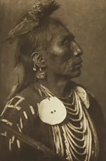 Chief Prints: Medicine Crow, Apsaroke, 1908. Creator: Edward Sheriff Curtis