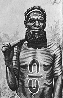 Ja Hammerton Collection: Medicine man of the Worgaia, central Australia, 1922