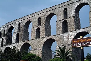 Medieval Aqueduct, Kavala, Greece, 2003. Creator: Ethel Davies