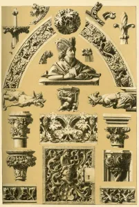 Notre Dame Gallery: Medieval architectural ornament and sculpture, (1898). Creator: Unknown