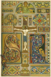 Enamel Prints: Medieval enamel and illuminated manuscripts, (1898). Creator: Unknown