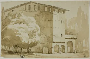 Granary Prints: Medieval Granary in the Roman Campagna, n.d. Creator: Unknown