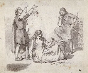 A Medieval Scene, 19th century. Artist: Fred Walker