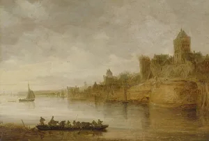 Josefsz Van Goyen Prints: The Medieval Walls of Nijmegen, 1643. Creator: Jan van Goyen