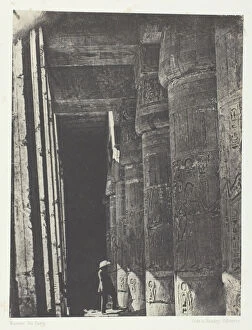 Necropolis Collection: Medinet-Habou, Galerie du Palais de Ramses-Meiamoun;Thebes, 1849 / 51