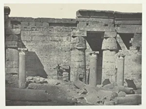 Thebes As Said Egypt Prints: Medinet-Habou, Peristyle du Palais de Ramses-Meiamoun;Thebes