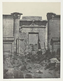Gateway Gallery: Médinet-Habou, Propylées du Thoutmoseum;Thèbes, 1849 / 51, printed 1852