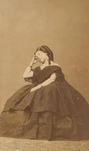 Castiglione Virginia Oldoini Verasis Di Collection: Meditation, 1860s. Creator: Pierre-Louis Pierson