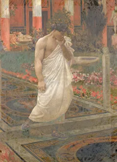 Toga Prints: Meditation, 1897. Creator: William de Leftwich Dodge
