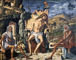 Vittore Prints: The Meditation on the Passion, c1510. Artist: Vittore Carpaccio