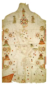 Mediterranean and the Black Sea map, 1563. Artist: Olives, Jaume (active 1550-1572) Mediterranean and the Black Sea map, 1563. Artist: Olives, Jaume (active 1550-1572)