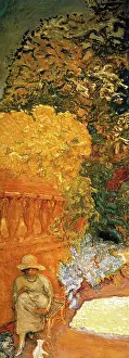 Feline Prints: Mediterranean. Triptych (left panel), 1911. Creator: Pierre Bonnard