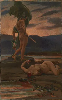 Perseus Prints: Medusa decapitata. Creator: Rizzi, Antonio (1869-1940)
