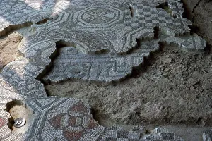 Damaged Prints: Medusa-head mosaic from Fishbourne Roman palace