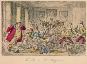 Bradbury And Evans Gallery: The Meet at Mr. Muleygrubs, 1854. Artist: John Leech