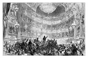 Images Dated 29th February 2008: A meeting of the Anti-Corn Law League in Drury Lane Theatre, London, 1838 (c1895)