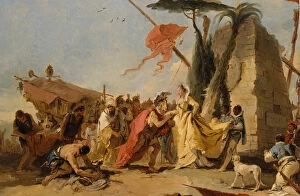 The Meeting of Antony and Cleopatra, ca. 1745-47. Creator: Giovanni Battista Tiepolo