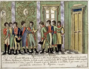 Bayonne Gallery: Meeting in Bayonne between Ferdinand VII and Napoleon