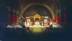 Robert De Prints: Meeting of the Chapter of the Knights Templar