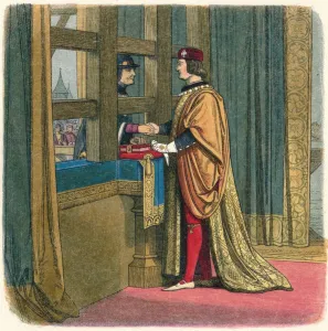 Longman Prints: Meeting of Edward IV and Louis XI at Pecquigny