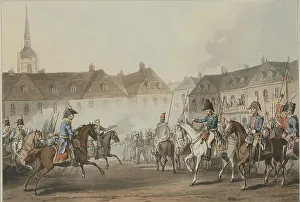Atkinson Prints: Meeting of the Emperor of Russia, the King of Prussia and the Crown Prince of Sweden, 1813