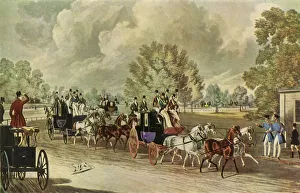 Darwin Prints: A Meeting of the Four-In-Hand Club, Hyde Park, London, c1838, (1947)