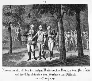 Discussion Prints: Meeting the German Emperor, 25th August, 1791, 19th century