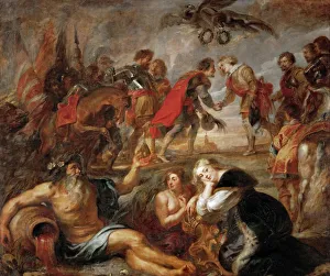 Fernando Prints: The Meeting of King Ferdinand of Hungary and Cardinal Infante Ferdinand before the Battle of Noerdli