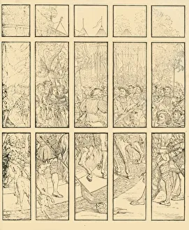 Francois I Prints: The Meeting of the Kings in the Golden Valley, 1883. Creator: Unknown