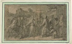 Francoise Verdier Prints: Meeting of Two Kings, n. d. Creator: Francoise Verdier