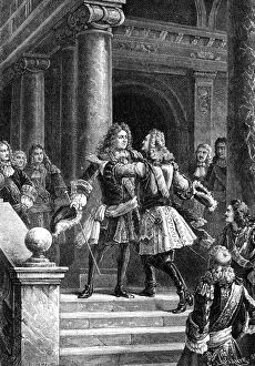 Demoulin Collection: Meeting of Marshal Villars and Prince Eugene of Savoy in Rastadt, 1898. Artist: Marshal Villars