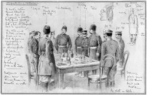 Meeting of opposing Generals, Russo-Japanese War, 1904-5