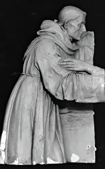 Dominican Prints: The Meeting of St Dominic and St Francis, 1475-1499. Creator: Andrea della Robbia