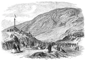 Bard Prints: Meeting of Welsh Bards at Lynn Geiriwnydd, in the Vale of Conway, 1865. Creator: Unknown