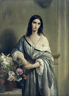 Milanese School Collection: Melancholy, 1841-1842