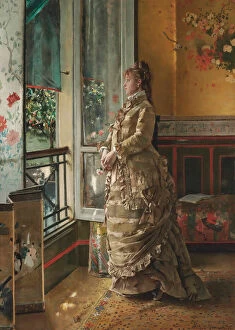Belle Epoque Gallery: Melancholy, 1876. Creator: Stevens, Alfred (1823-1906)