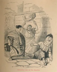 Downfall Prints: Melancholy End of Tib Gracchus, 1852. Artist: John Leech