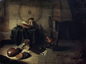 Isaac De Prints: Melancholy II (Scientist in his studio)