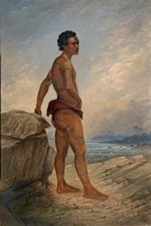 Melanesian Man, ca. 1890-1899. Creator: Antonio Zeno Shindler