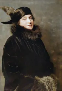 Soprano Prints: Melba, Madame, portrait photograph, 1915 Jan. 3. Creator: Arnold Genthe