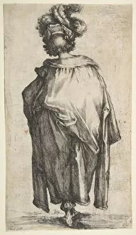 Melchior, from Three Magi series, 1595-1616. Creator: Jacques Bellange
