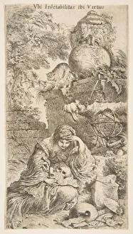 Melencholia, ca. 1645-1646. Creator: Giovanni Benedetto Castiglione