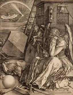 Melancholia Prints: Melencolia I, 1514. Artist: Durer, Albrecht (1471-1528)