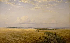 Country Village Prints: The mellowing fields, 1892. Artist: Myasoedov, Grigori Grigoryevich (1834-1911)
