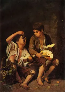 The Melon Eaters, c1650, (1946). Creator: Bartolome Esteban Murillo