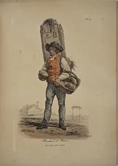 Merchant Prints: Melon seller. From the Series Cris de Paris (The Cries of Paris)
