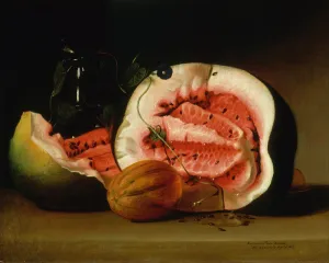 Peale Prints: Melons and Morning Glories, 1813. Artist: Peale, Raphaelle (1774-1825)