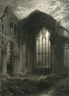 Cistercian Collection: Melrose Abbey, c1870