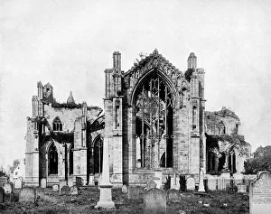 John L John Lawson Prints: Melrose Abbey, Scotland, 1893. Artist: John L Stoddard